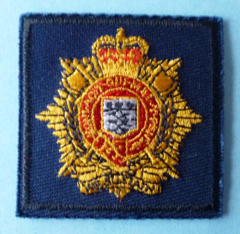 Royal Logistic Corps Machine-embroidered Corps Cap-badge.