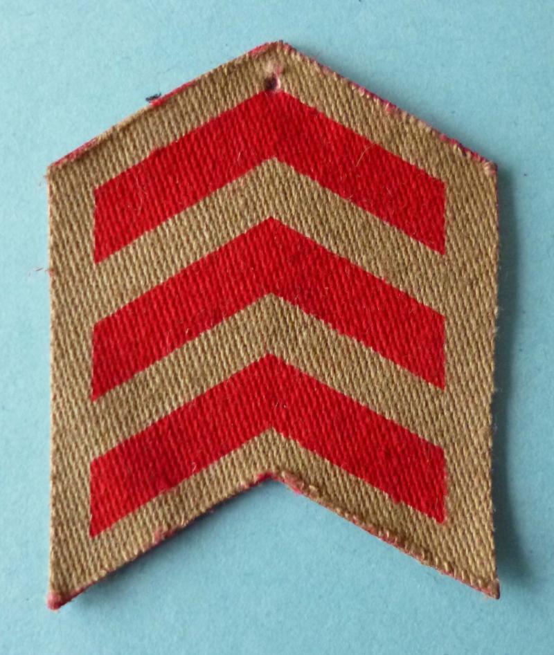 WW2 Army Overseas Service Tropical Chevrons (3 years).