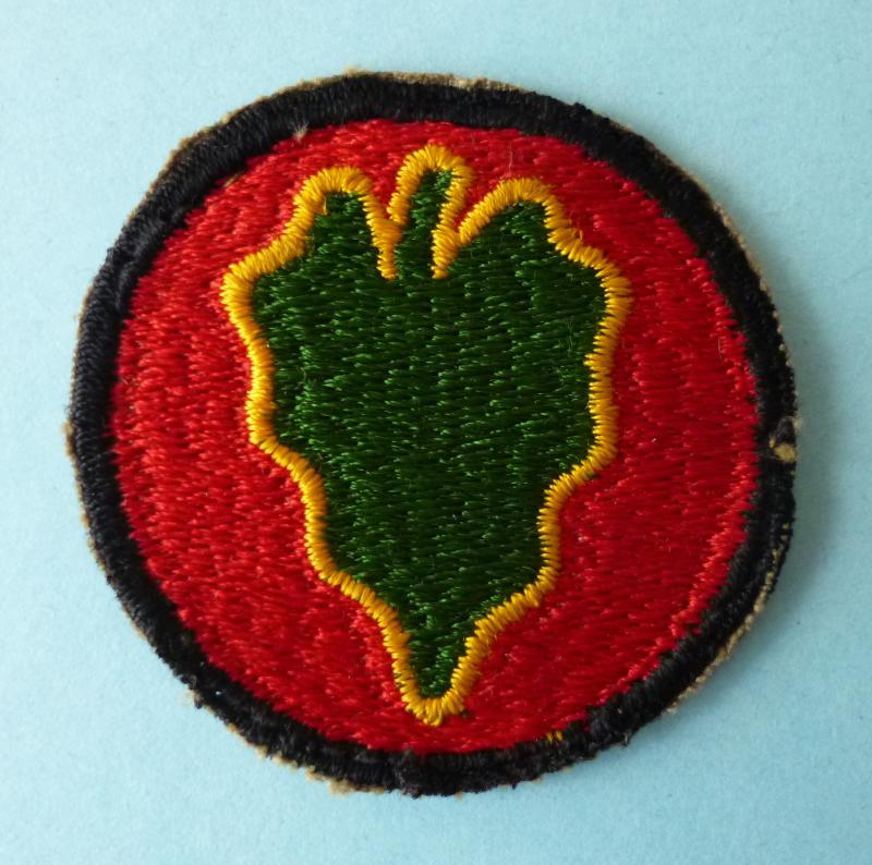 USA : WW2 24th Infantry Division Shoulder-flash.