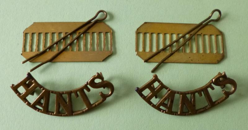 Pair of Hampshire Regiment 