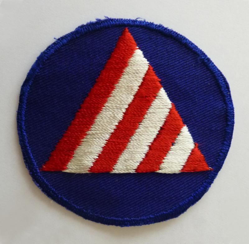 USA : WW2 Civil Defense Air Raid Warden machine-embroidered Arm-badge.