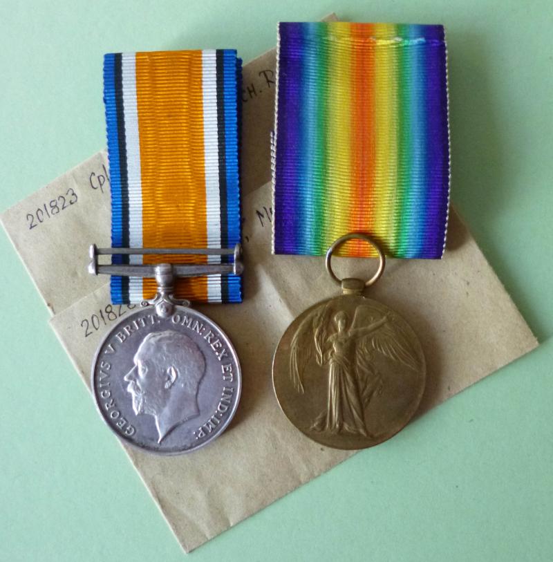 WW1 pair : War Medal & Victory Medal to 