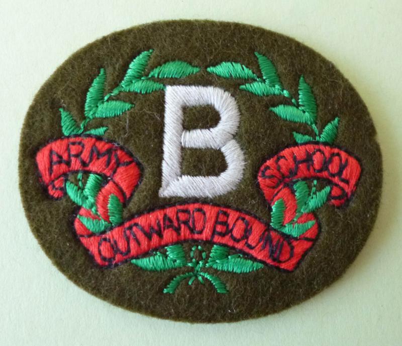 Army Outward Bound School 'B' Grade Arm-badge.