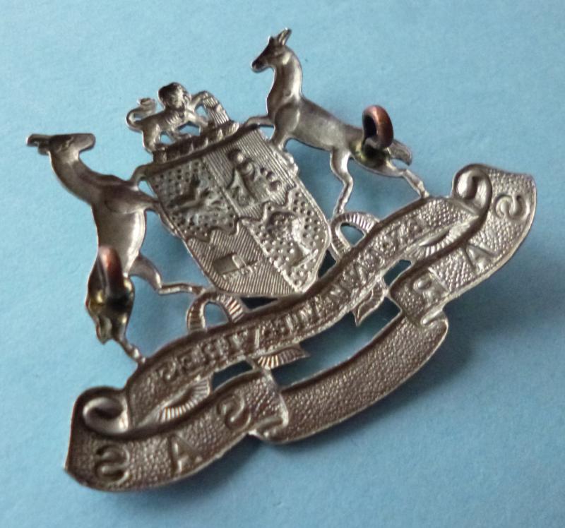 South Africa : Old South African Railways  White-metal Officials Cap-badge.