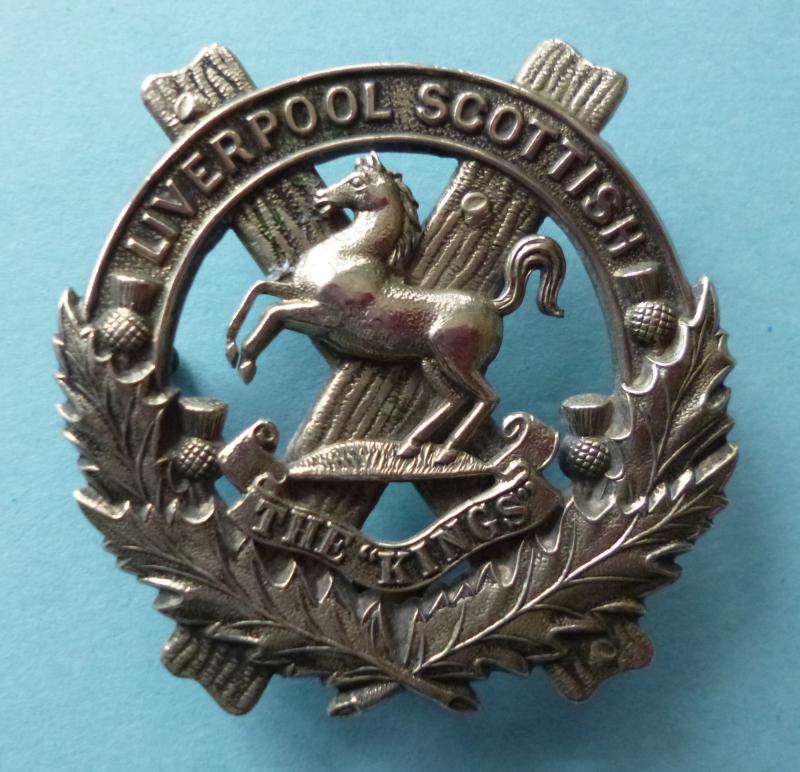 10th (Liverpool Scottish) Battalion, The King's  Regiment Badge.