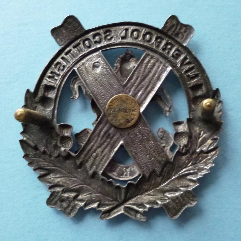 10th (Liverpool Scottish) Battalion, The King's  Regiment Badge.
