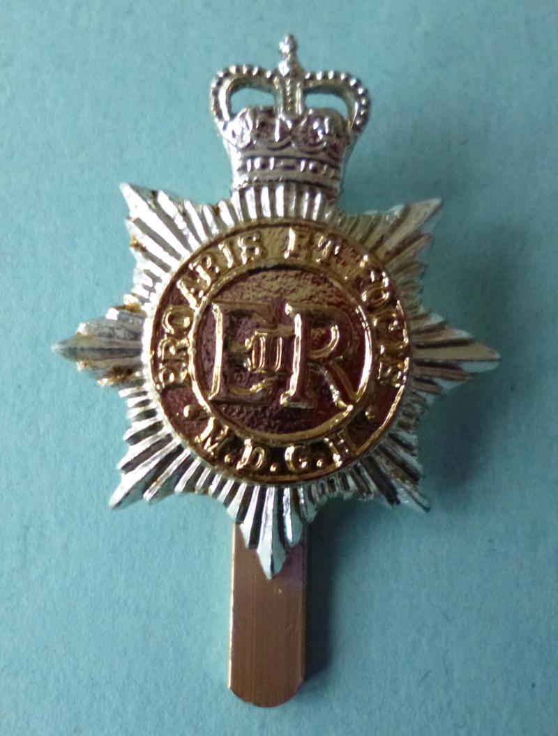 Middlesex Yeomanry Staybrite Queen's crown Cap-badge.