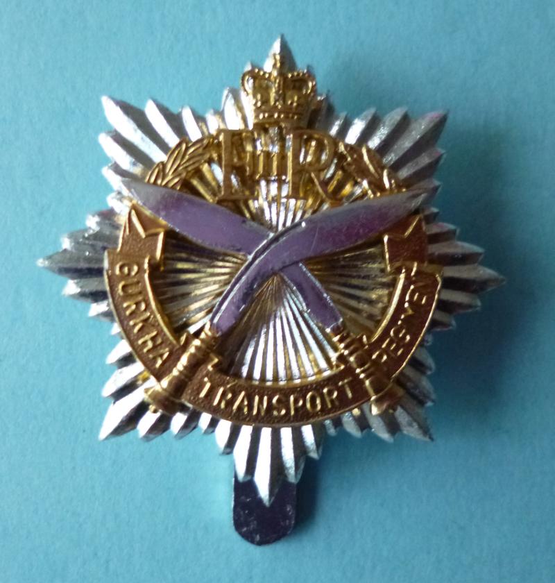 Gurkha Transport Regiment Staybrite Cap-badge.