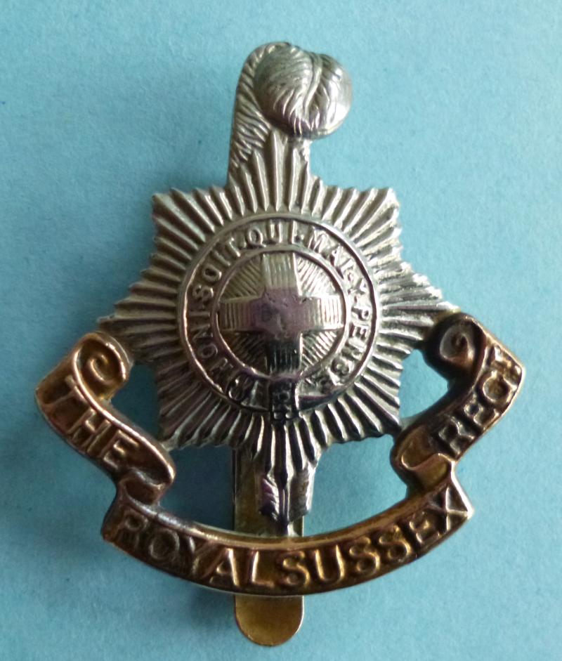 The Royal Sussex Regiment Cap-badge.