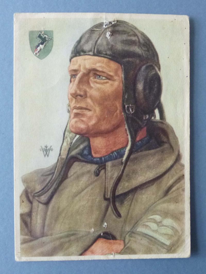 Third Reich : Willrich Postcard of a Stukaflieger.