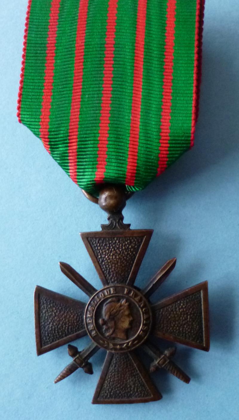 France : WW1 1914-1918 Croix de Guerre.