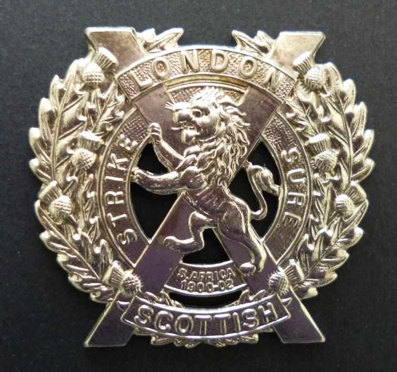 14th (County of London) Battalion, The London Regiment (London Scottish) Other-ranks Cap-badge.