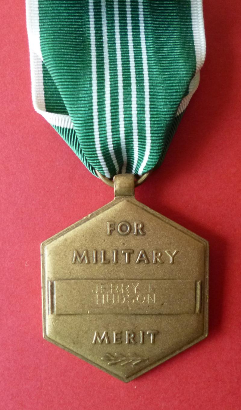 USA : Army Commendation Medal named to Jerry L.Hudson.