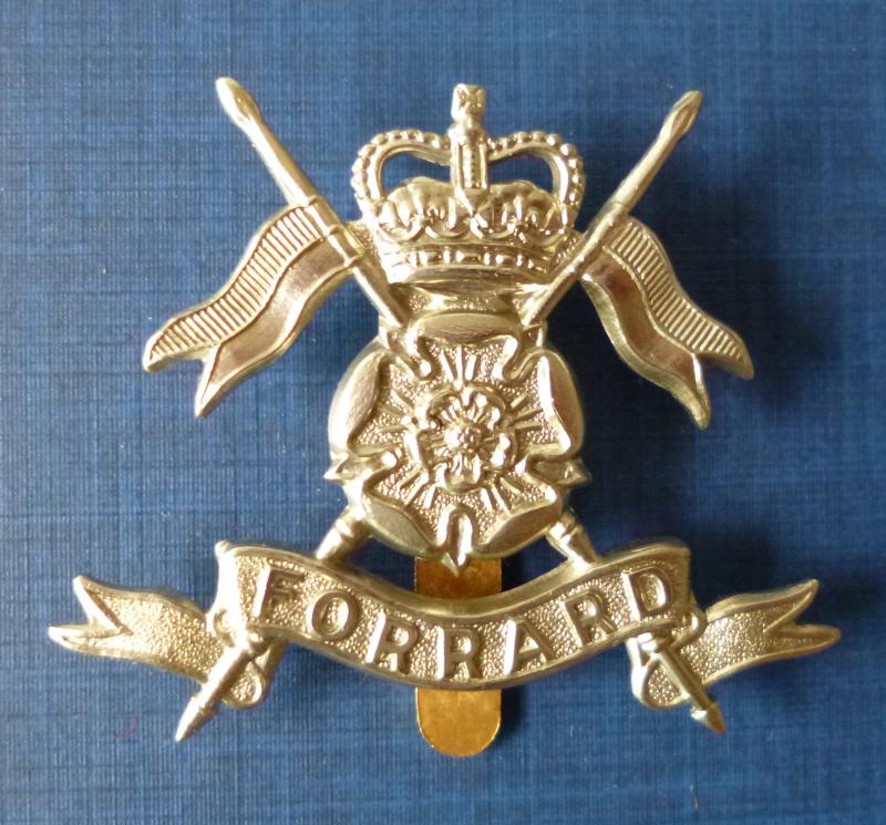 The Queen's Own Yorkshire Yeomanry (Queen's crown) Cap-badge.