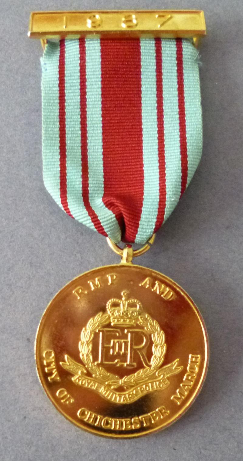 Royal Military Police 1987 Chichester March Medal.