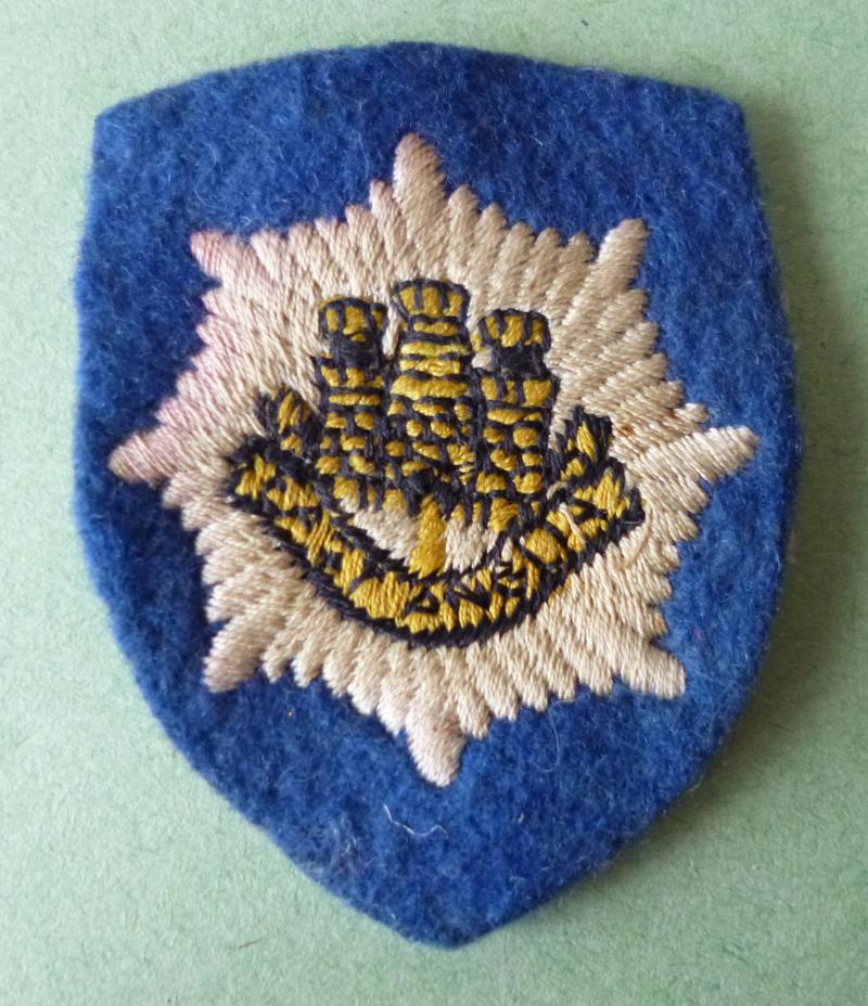 East Anglia Infantry Brigade Territorial Army Battalion's Machine-embroidered Formation Badge / Shoulder-flash.