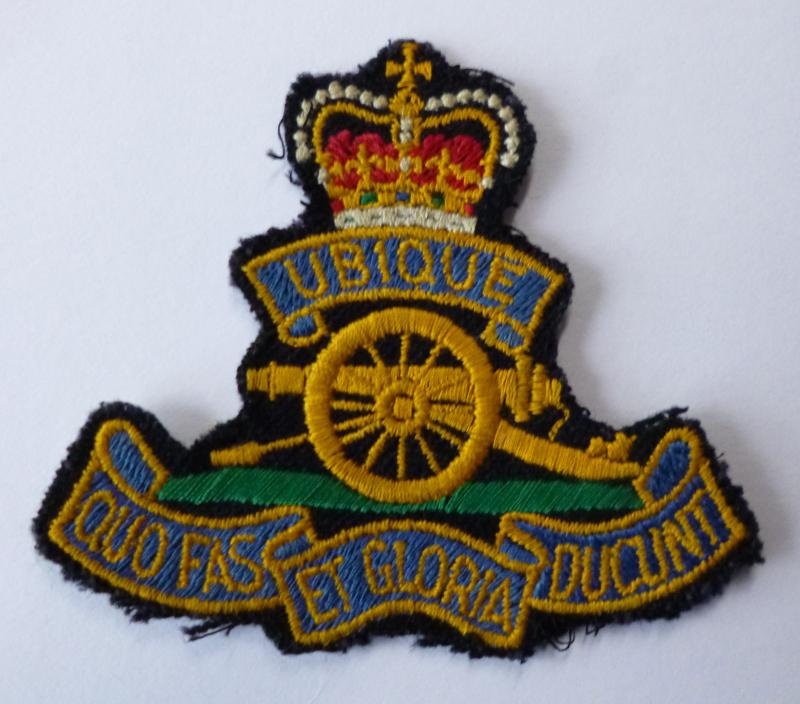 Royal Artillery Blazer badge.