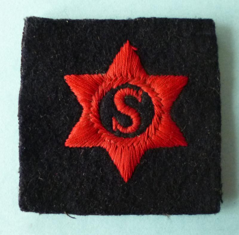 Royal Navy Steward's Star Armbadge.