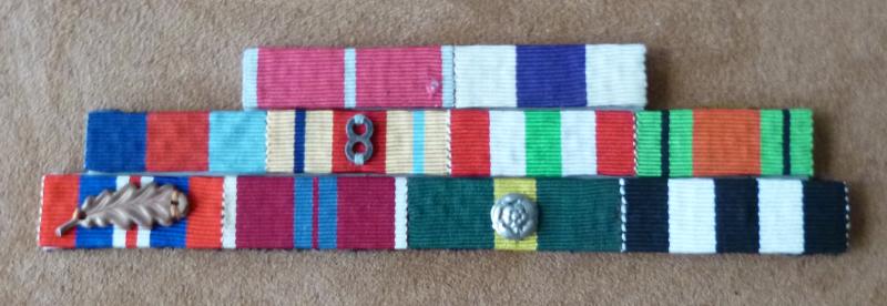 WW2 Set of Medal-ribbon Bars.