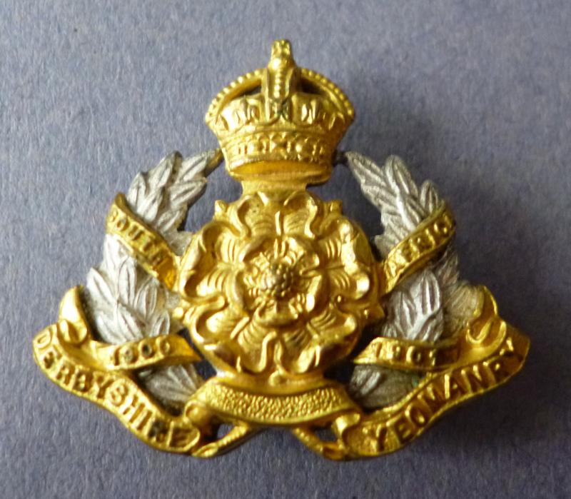 Derbyshire Yeomanry Sweetheart Brooch by J.R.Gaunt of London.