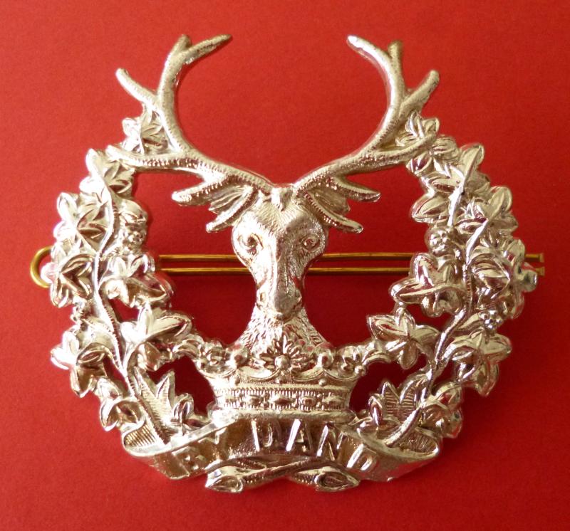 Gordon Highlanders Staybrite Cap-badge.