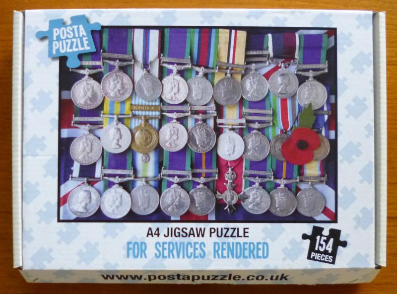 Medal Jigsaw Puzzle of 154 Pieces.