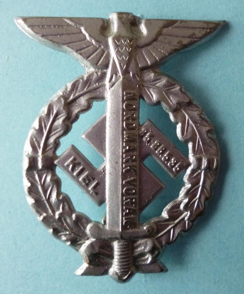 Third Reich : Event badge for a Rally in Kiel, 25-26th May 1935.