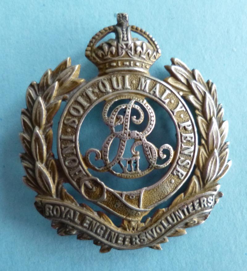 Royal Engineers (Volunteers) EviiR Belt-plate badge.