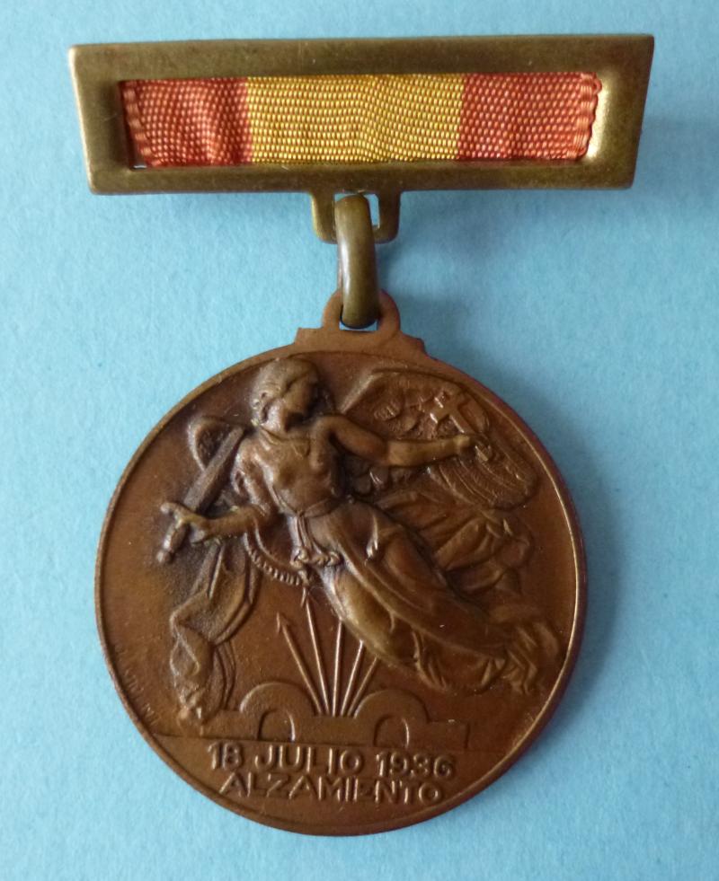 Spain : Spanish Civil War 1939 Victory Medal.