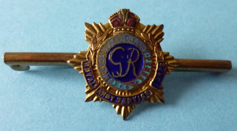 Royal Army Service Corps (GviR) Enameled Brass Tie-pin.