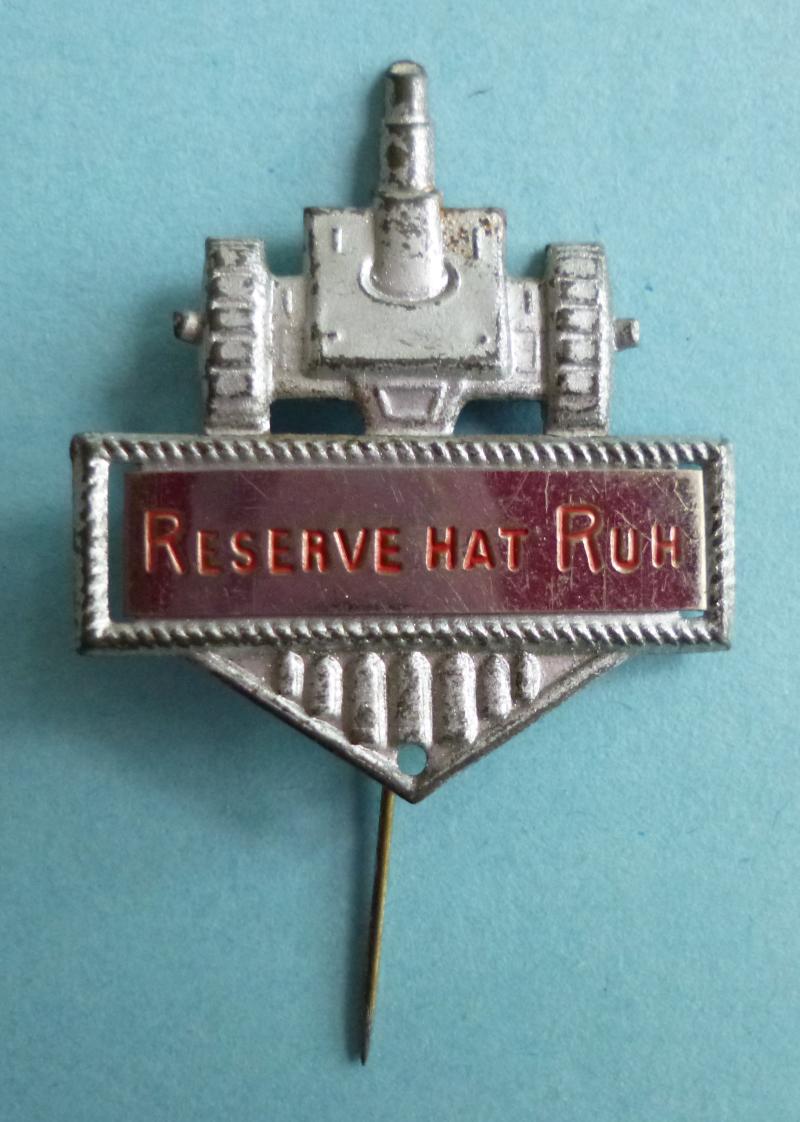 Third Reich : Wehrmacht / Heer (Army) Artillery Reservist's Lapel-badge.