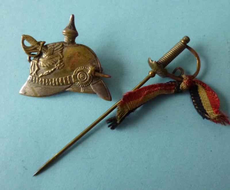 Imperial : Two German WW1-era Brooch / pins.