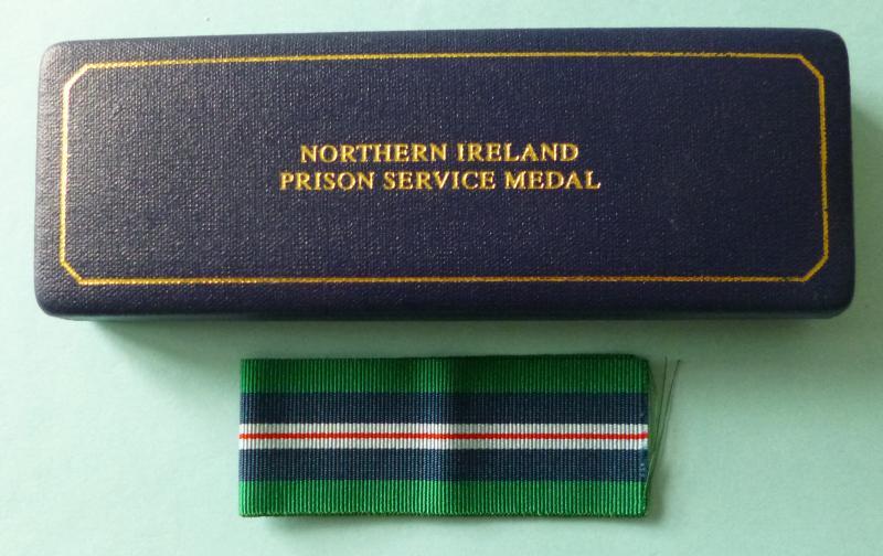 Northern Ireland Prison Service Medal Presentation-case.