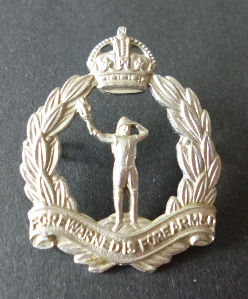Royal Observer Corps King's Crown Cap-badge.