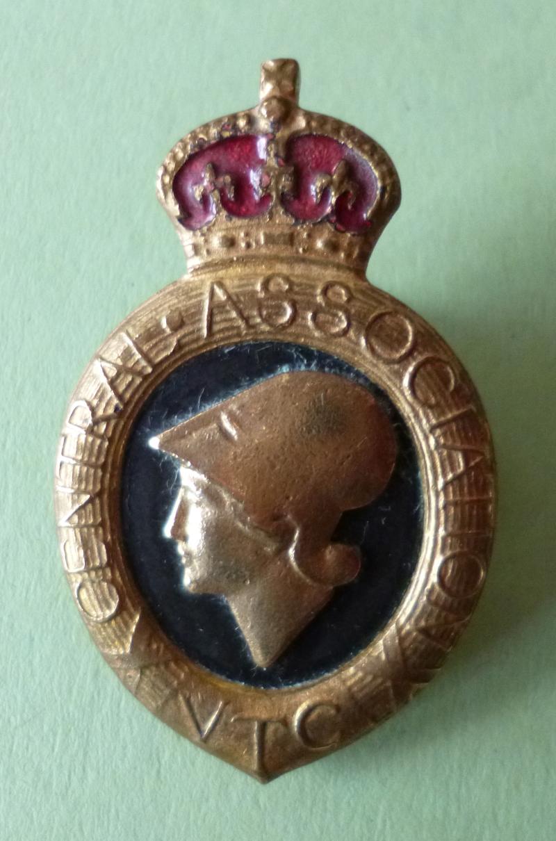 WW1 Central Association of the Volunteer Training Corps (VTC) Lapel-badge.