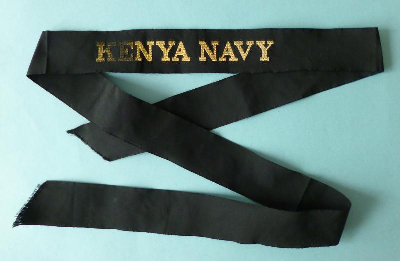 Kenya : Royal Navy-pattern Ship's Cap-tally 