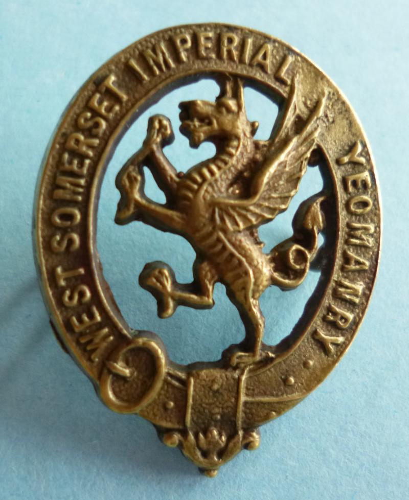 West Somerset Imperial Yeomanry Collar-badge.