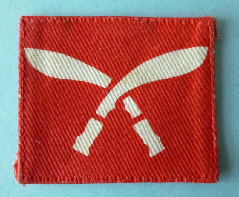 Army 48th Gurkha Brigade printed Formation-sign / Shoulder-flash.