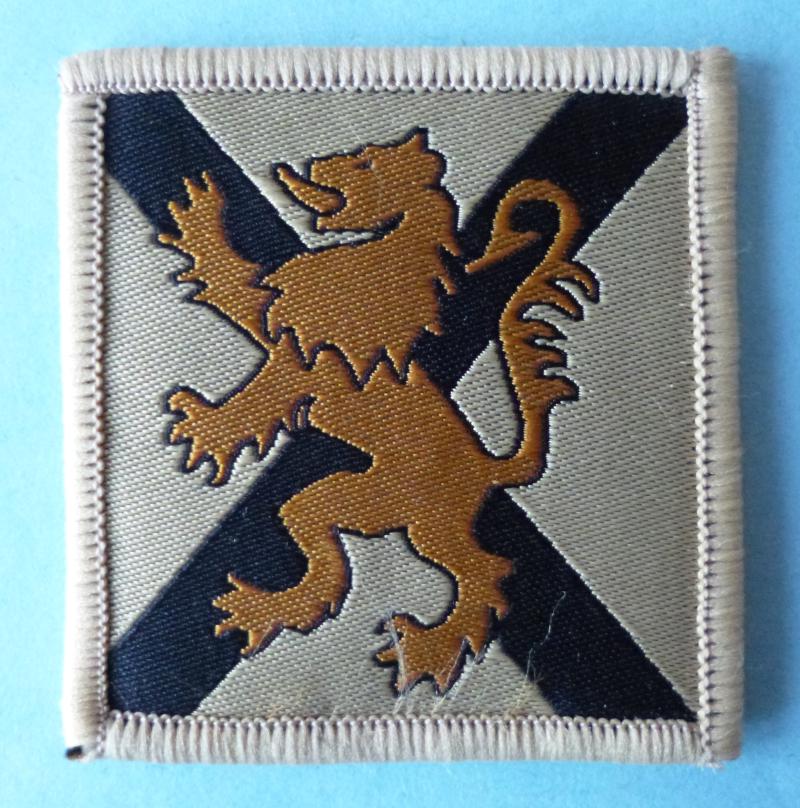 Royal Regiment of Scotland Shoulder-flash / TRF for Desert Camouflage.