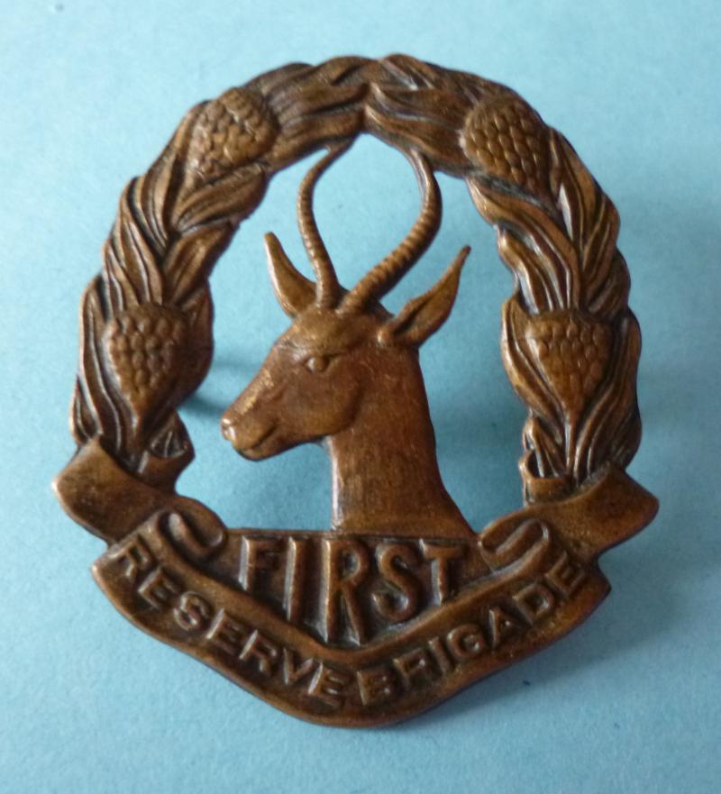 South Africa : Army First Reserve Brigade Cap-badge.