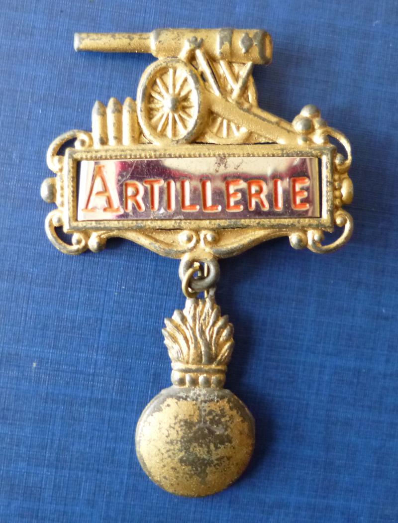 Imperial : German Artillery Soldiers Stick-pin Lapel-badge.