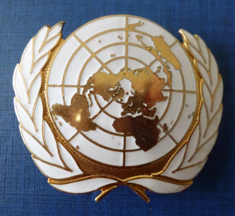 United Nations (UN) Peacekeeper's Beret-badge.