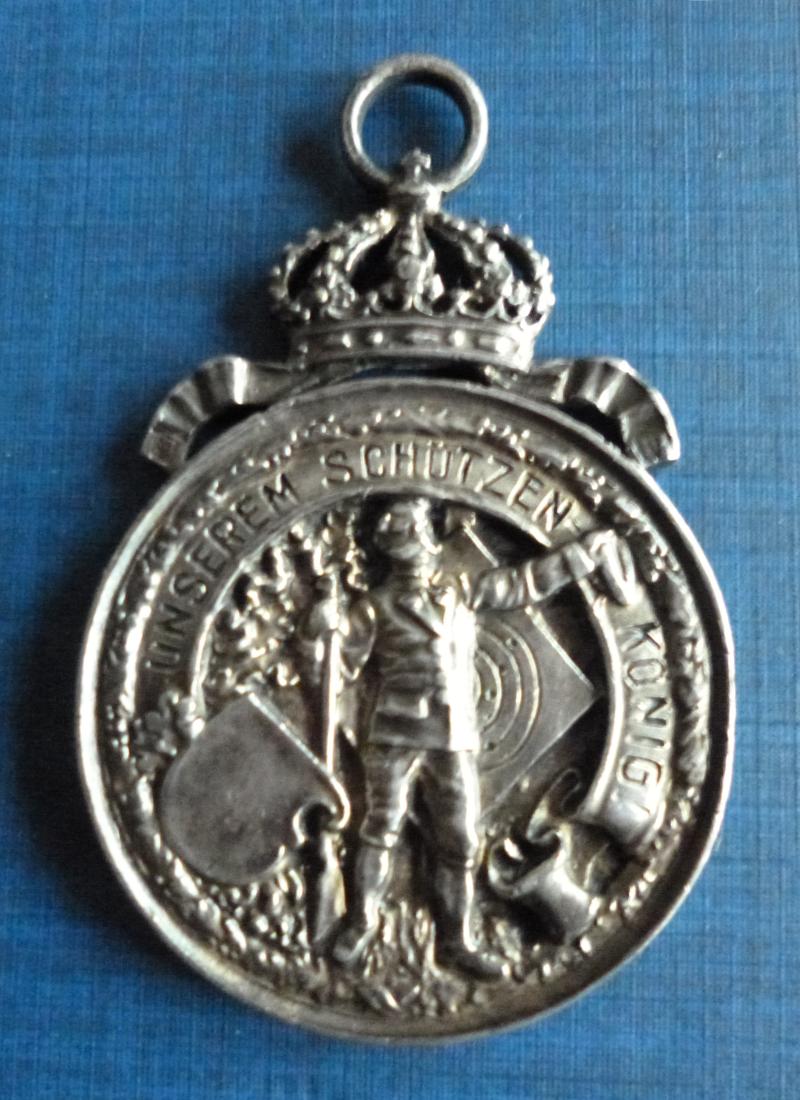 Imperial : German Schützenkönig's Solid Silver Medal.