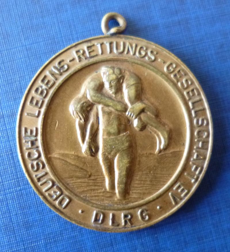 BRD : West German Deursche Lebens-Rettungs Gesellschaft e.V (DLRG)  Competitor's Medal for the International Rescue Congress in Trier, , 1968.