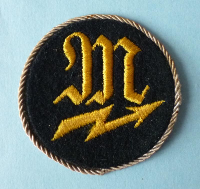 Third Reich : Wehrmacht / Heer (Army) Arm-badge for a Signals Mechanic NCO (Nachrichtenmechanikerunteroffizier).