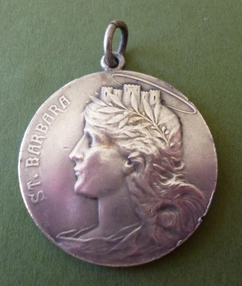 Imperial : German 1914 - 15 Artillery St Barbara Medal.