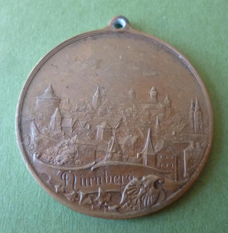 Third Reich / End of war : 1945 Souvenir Medallion of Nürnberg.