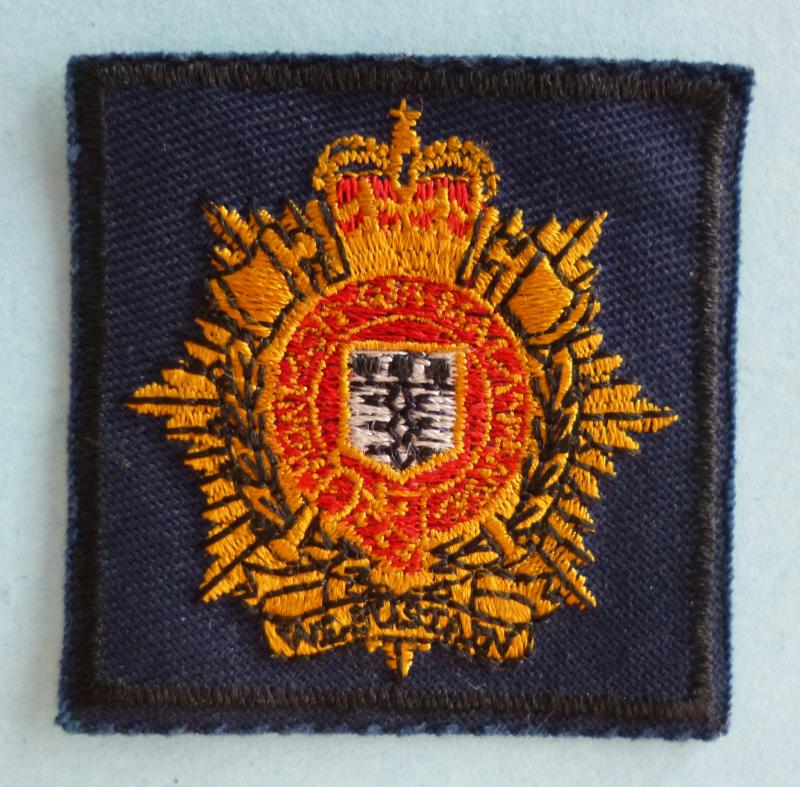 Royal Logistic Corps Machine-embroidered Corps Beret-badge.