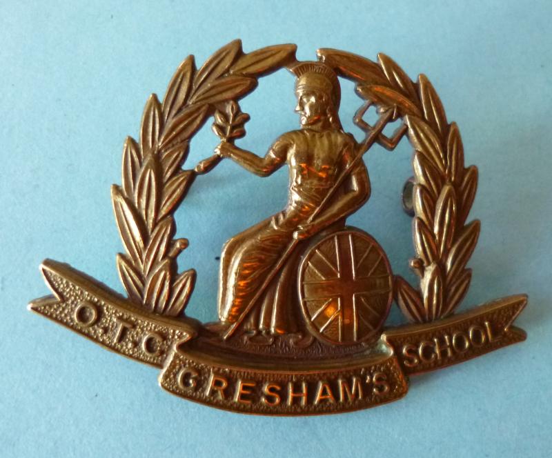 Gresham's School Officer Training Corps Cap-badge.