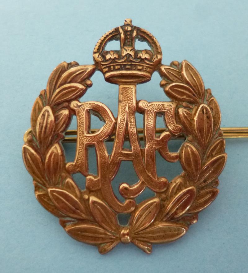 Royal Air Force Early ORs' King's Crown Cap-badge.